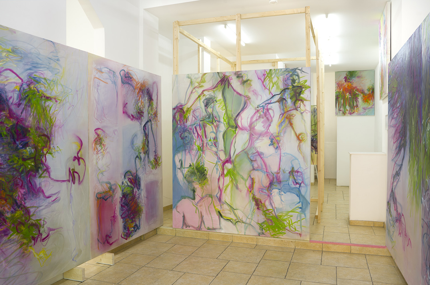 Painting and Questioning, Seeing and Kowing, 2026, installation view, ep-contemprary, Berlin