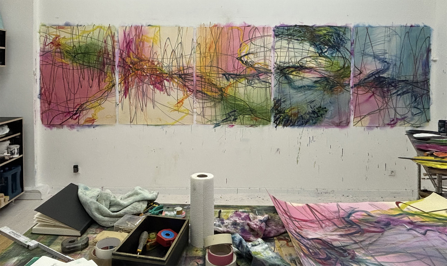 Henning Haupt, studiosituation, Open Studio for Small Paintings, sep 9, 2026